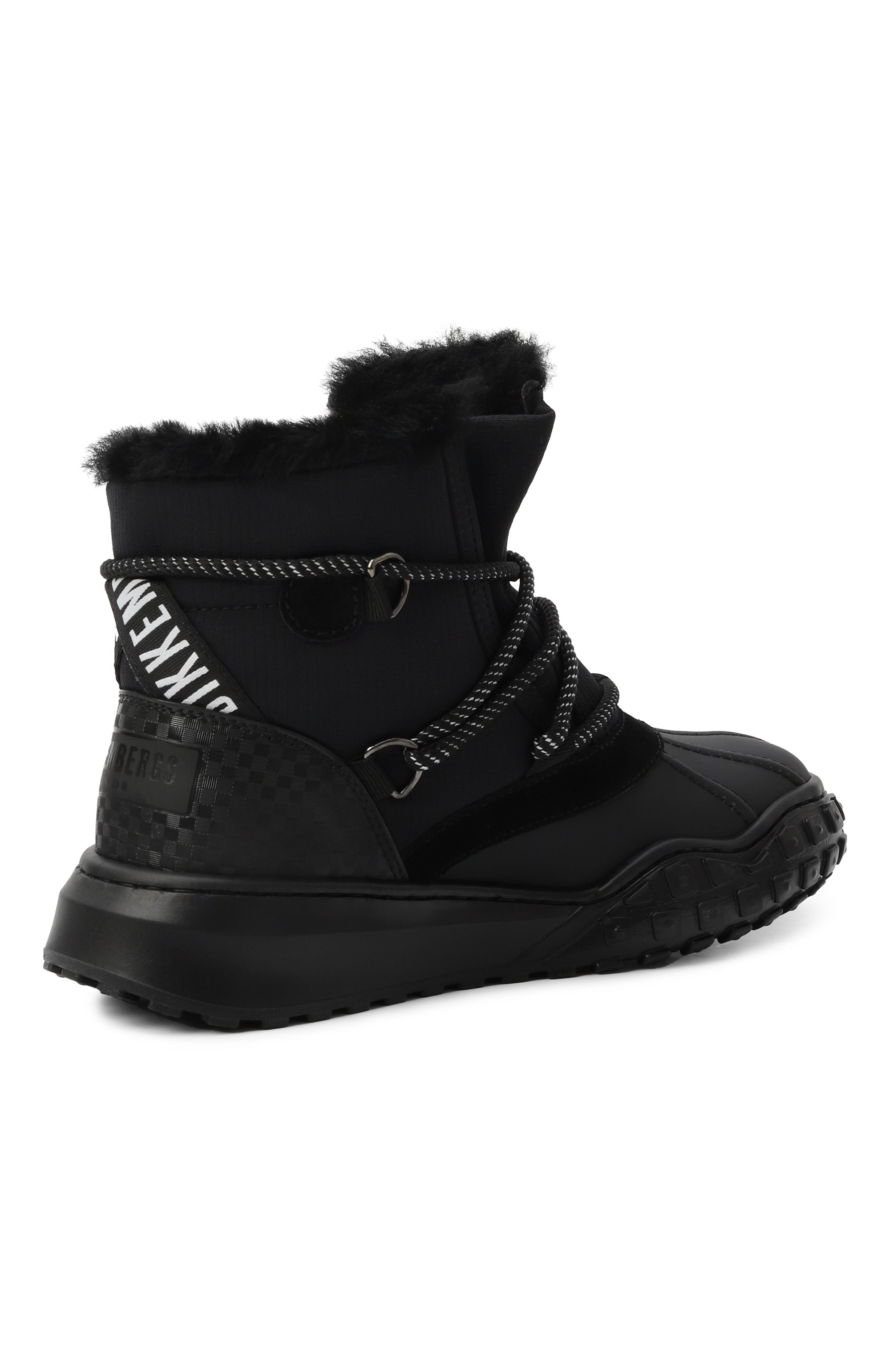 Утепленные ботинки DIRK BIKKEMBERGS черного цвета по цене 35000 руб., арт. K4B5-21775-1880999/30-34, фото 3 Утепленные ботинки DIRK BIKKEMBERGS, арт. K4B5-21775-1880999/30-34, фото 3