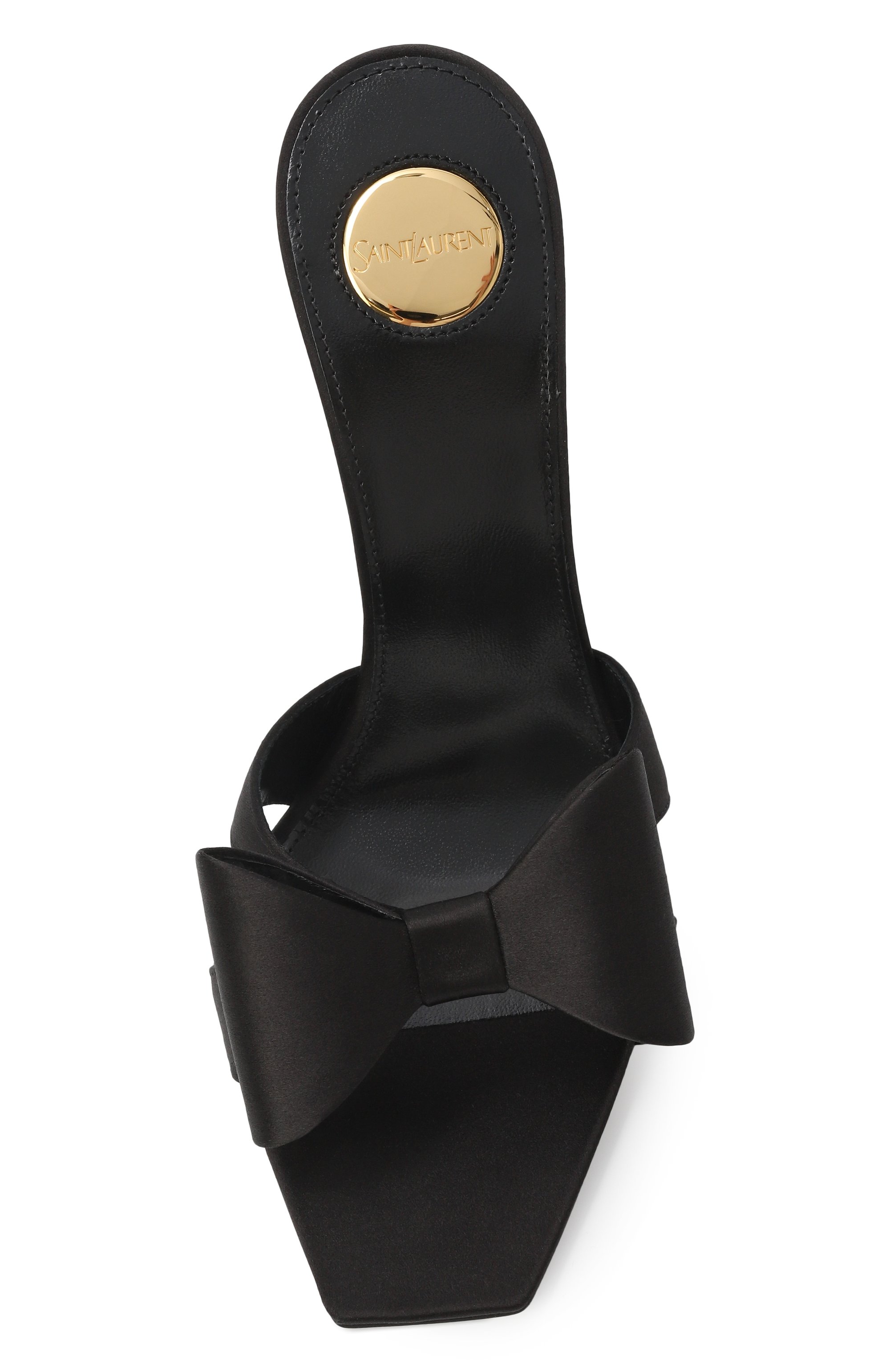 Текстильные мюли lydia 110 SAINT LAURENT, арт. 818021/9QN00, фото 6