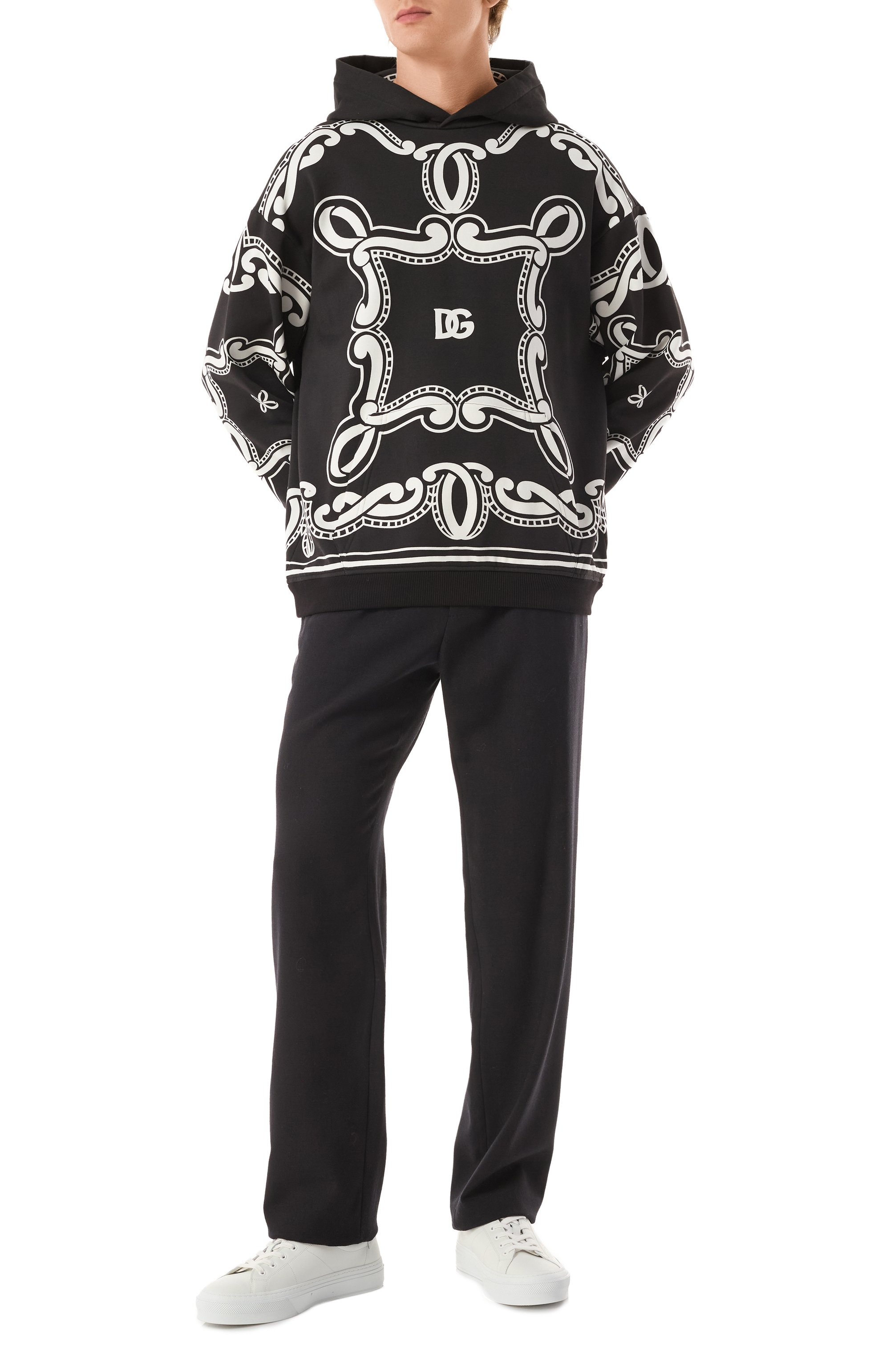 Хлопковое худи DOLCE & GABBANA, арт. G9BKTT/II7FQ, фото 2