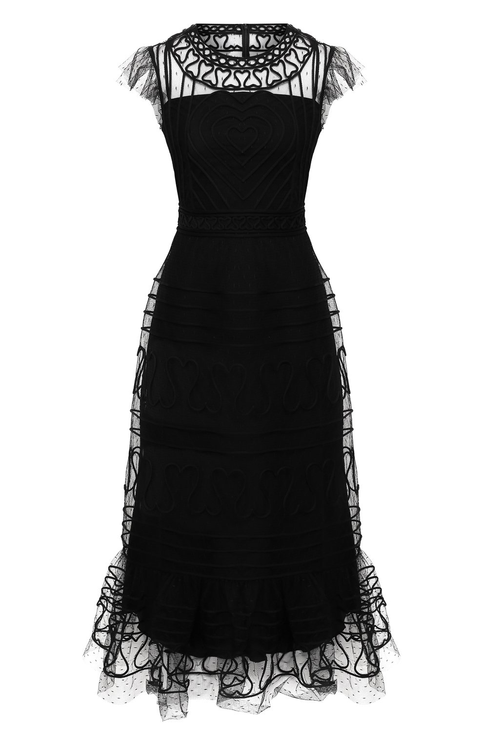 Платье-миди REDVALENTINO, арт. SR3VA02U/4CR, фото 1