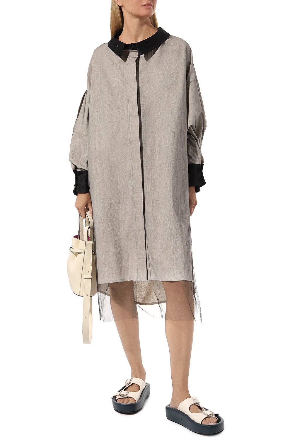 Платье изо льна и хлопка MIDGARD PARIS, арт. B42702, фото 2