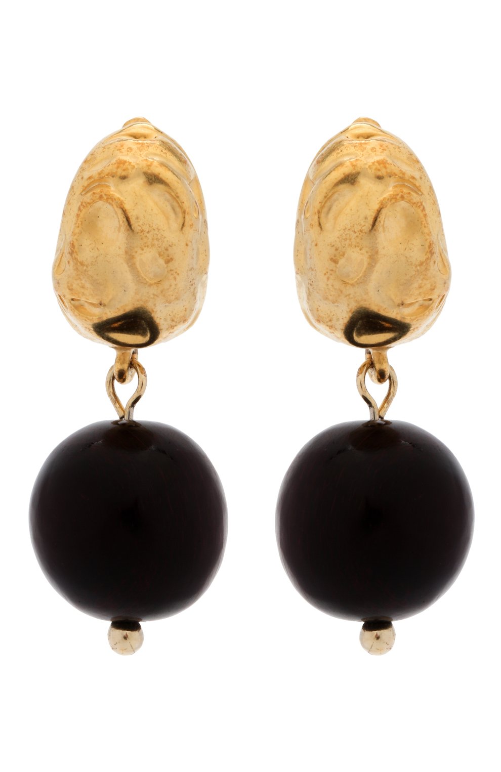 Серьги EXCLAIM бордового цвета по цене 8580 руб., арт. 042BRD3115E, фото 1 Серьги EXCLAIM, арт. 042BRD3115E, фото 1