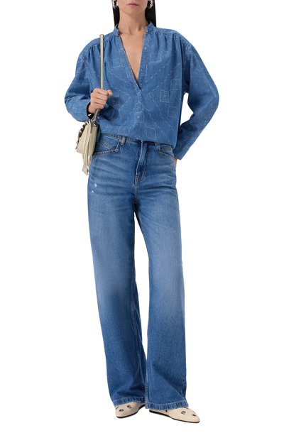 Джинсовая блузка PINKO, арт. 104975/A2I8, фото 2