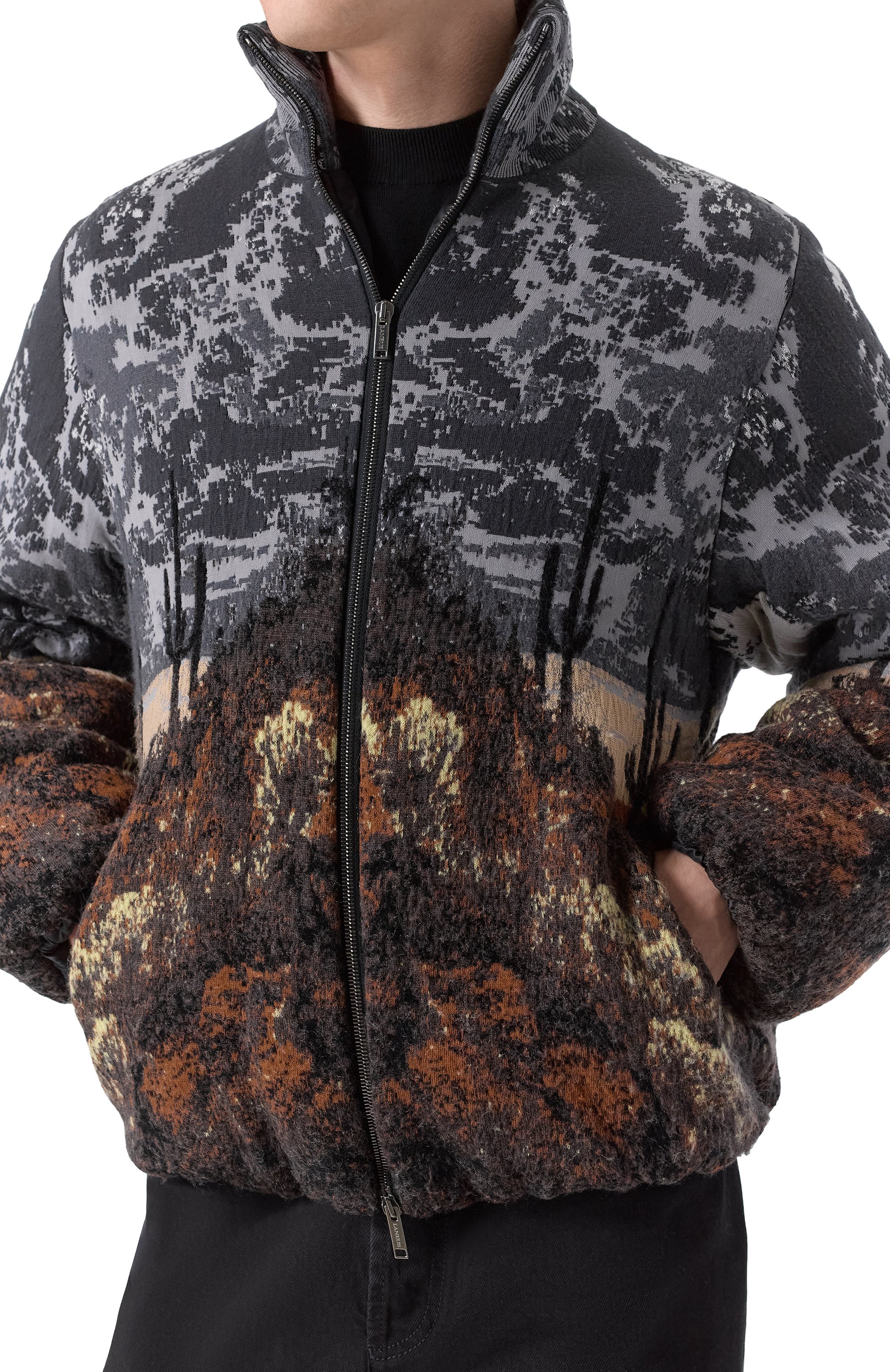 Бомбер из хлопка и шерсти LANEUS, арт. F5LAMAKJ160, фото 5