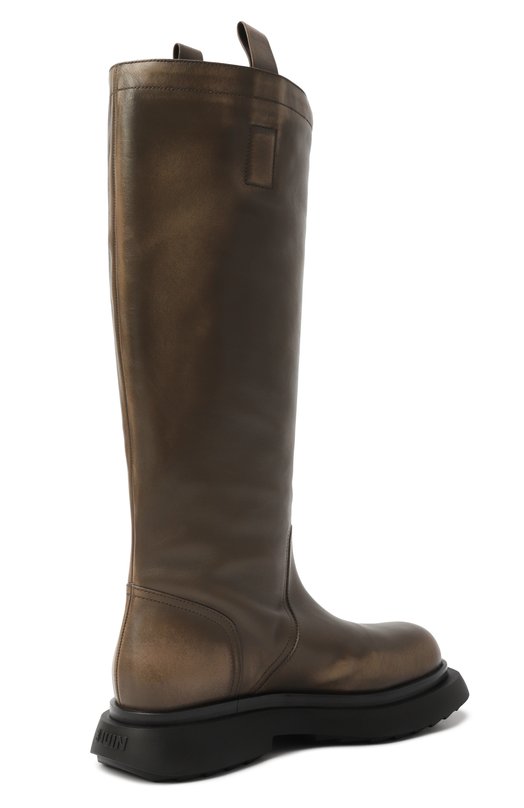 Кожаные сапоги Genny 3JUIN 326W9003.A.1030K58 Хаки  326W9003.A.1030K58 Фото 5