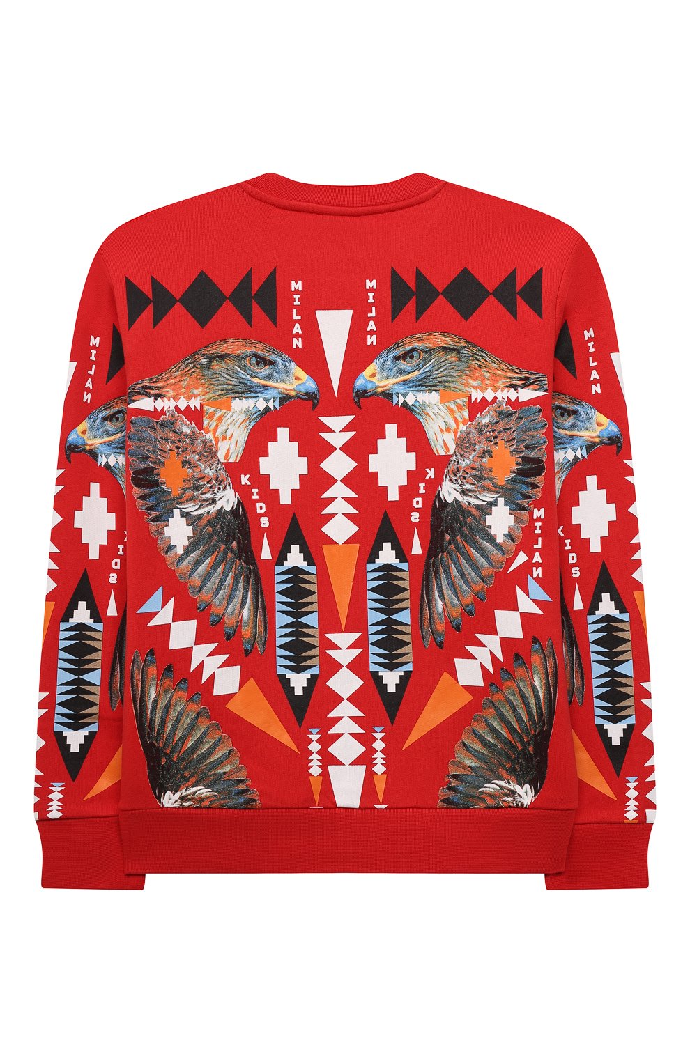 Хлопковый свитшот MARCELO BURLON KIDS OF MILAN, арт. CBBA001F21FLE007, фото 2