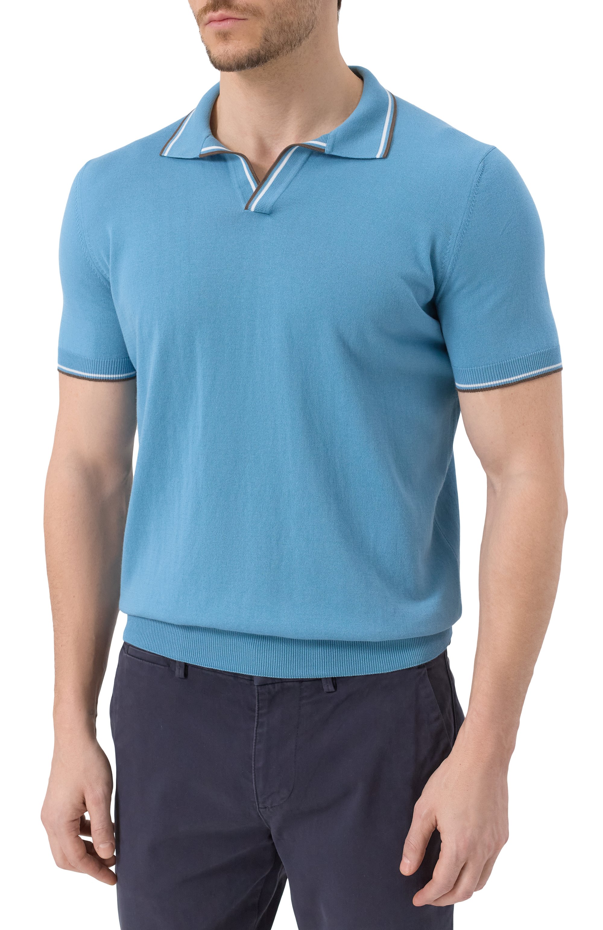 Хлопковое поло GRAN SASSO, арт. 57132/20688, фото 3