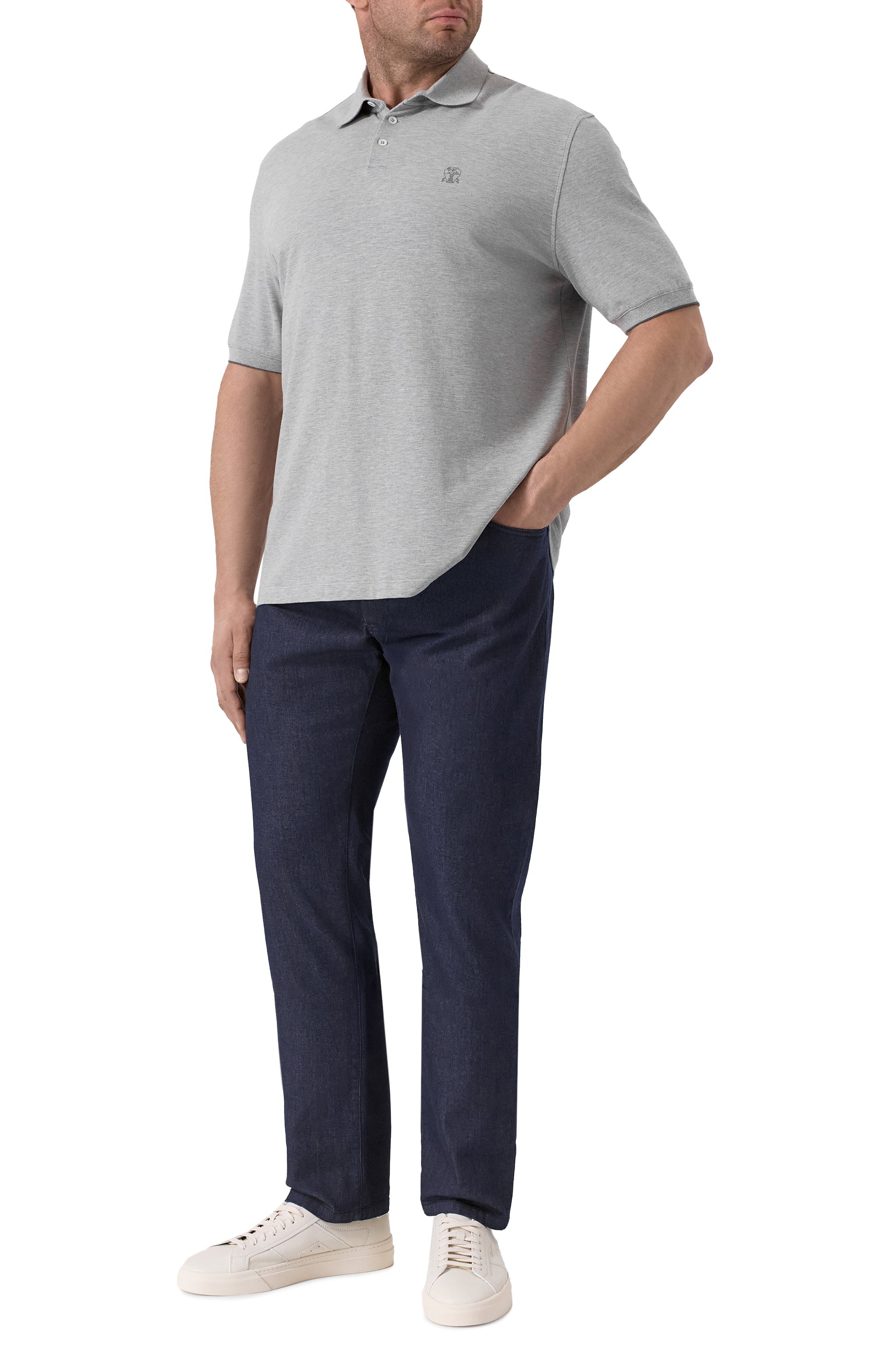 Джинсы CORTIGIANI темно-синего цвета по цене 69950 руб., арт. 2A3501, фото 2 Джинсы CORTIGIANI, арт. 2A3501, фото 2