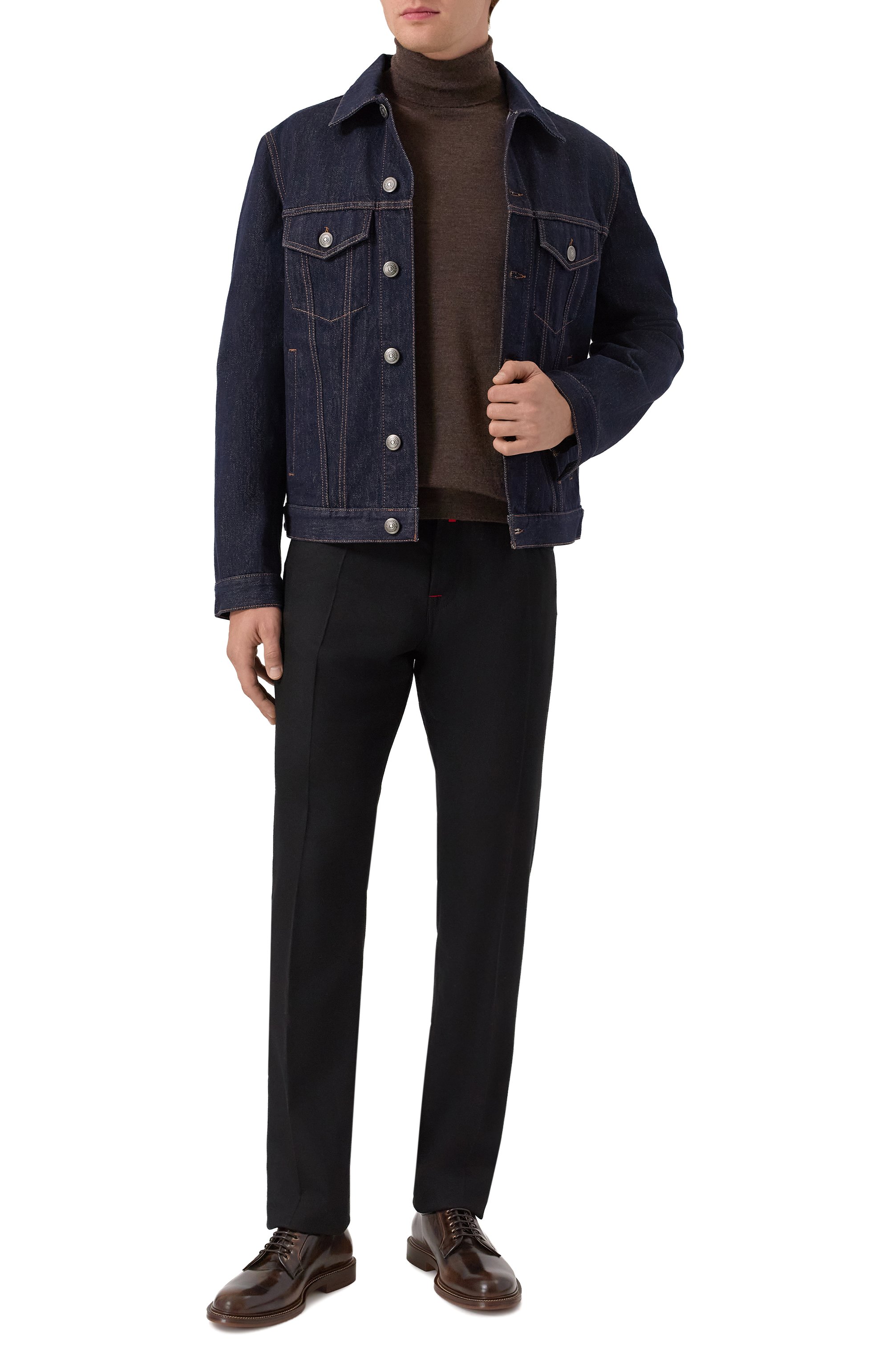 Водолазка из кашемира и шелка BRUNELLO CUCINELLI, арт. M2300103, фото 2