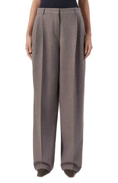 Брюки из шерсти и кашемира 12 STOREEZ бежевого цвета по цене 27000 руб., арт. 134331, фото 3 Брюки из шерсти и кашемира 12 STOREEZ, арт. 134331, фото 3