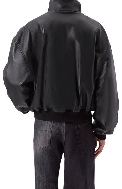 Кожаный бомбер BALENCIAGA, арт. 850010/TSS02, фото 4