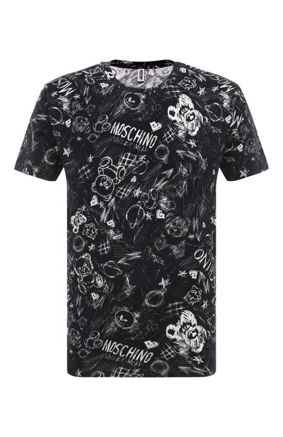 Мужская хлопковая футболка MOSCHINO, арт. A0708/4412