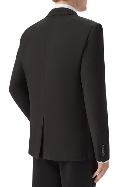Однобортный пиджак DOLCE & GABBANA черного цвета по цене 343500 руб., арт. G2TL2T/FUTDV, фото 4 Однобортный пиджак DOLCE & GABBANA, арт. G2TL2T/FUTDV, фото 4