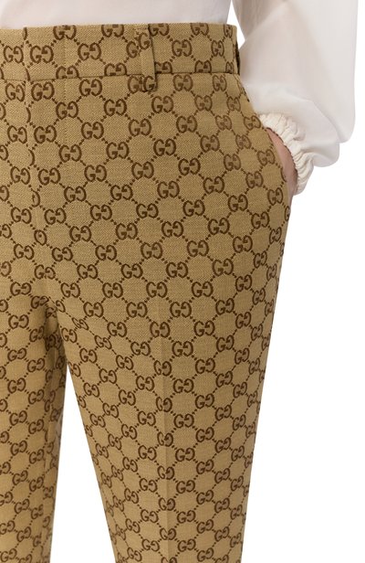 Хлопковые брюки GUCCI, арт. 786389/Z7ADE, фото 5