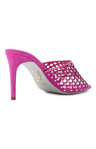 Замшевые мюли ginger 80 RENE CAOVILLA, арт. C11949-080/C001, фото 5