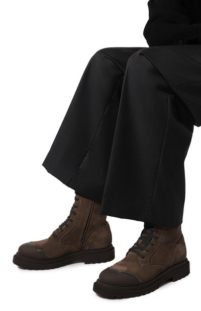 Замшевые ботинки BRUNELLO CUCINELLI, арт. MZSFGBP175, фото 3