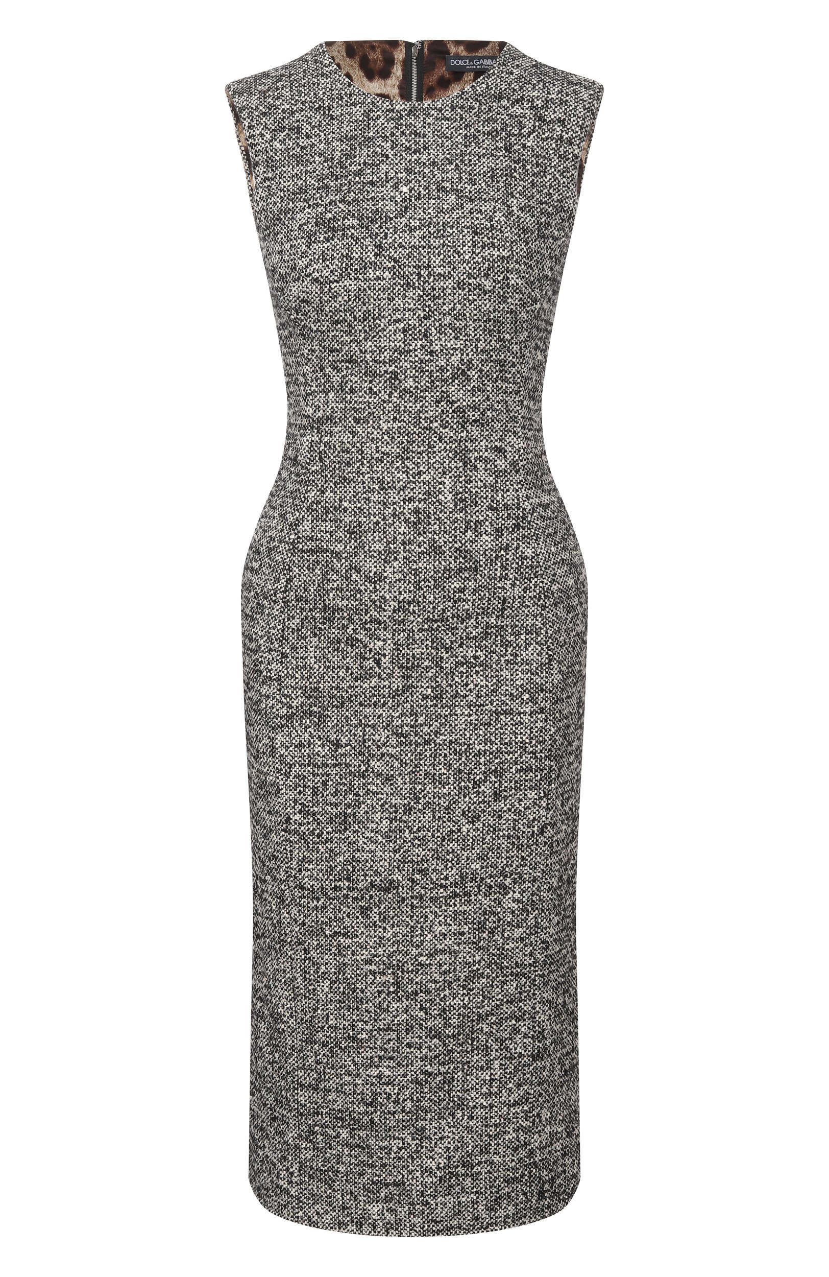 Платье из шерсти и шелка DOLCE & GABBANA, арт. F622ST/FMZAK, фото 1