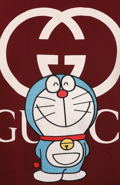 Хлопковый свитшот doraemon x gucci  GUCCI, арт. 626990 XJDE1, фото 5