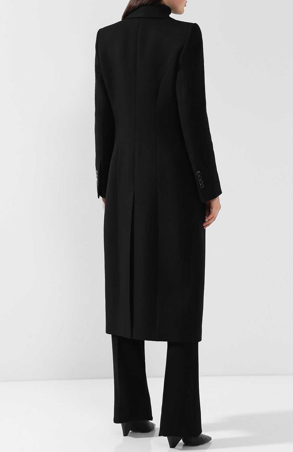 Однотонное шерстяное пальто на одной пуговице TOM FORD, арт. CP1443-FAX211, фото 4