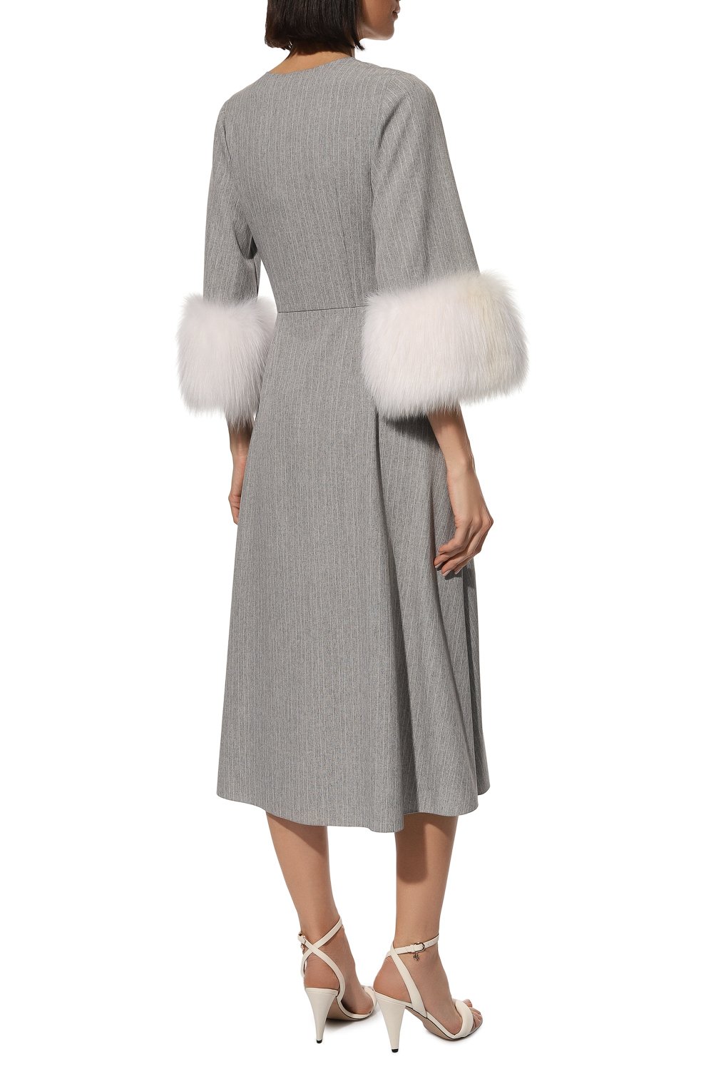 Платье с отделкой из меха норки YANA DRESS, арт. 1-23/8-077-2702МЛ, фото 4