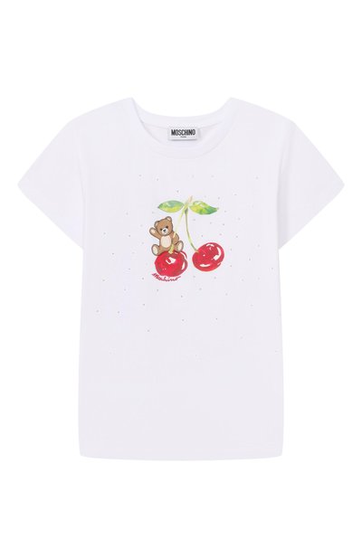 Хлопковая футболка MOSCHINO, арт. HFM06K/LBA10_001