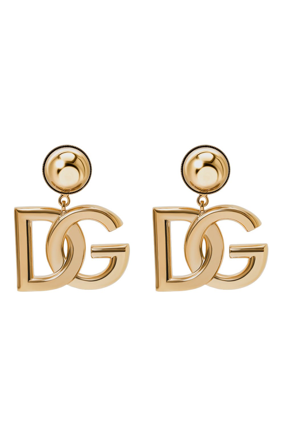 Клипсы DOLCE & GABBANA золотого цвета по цене 41300 руб., арт. WEN6P2 W1111, фото 1 Клипсы DOLCE & GABBANA, арт. WEN6P2 W1111, фото 1