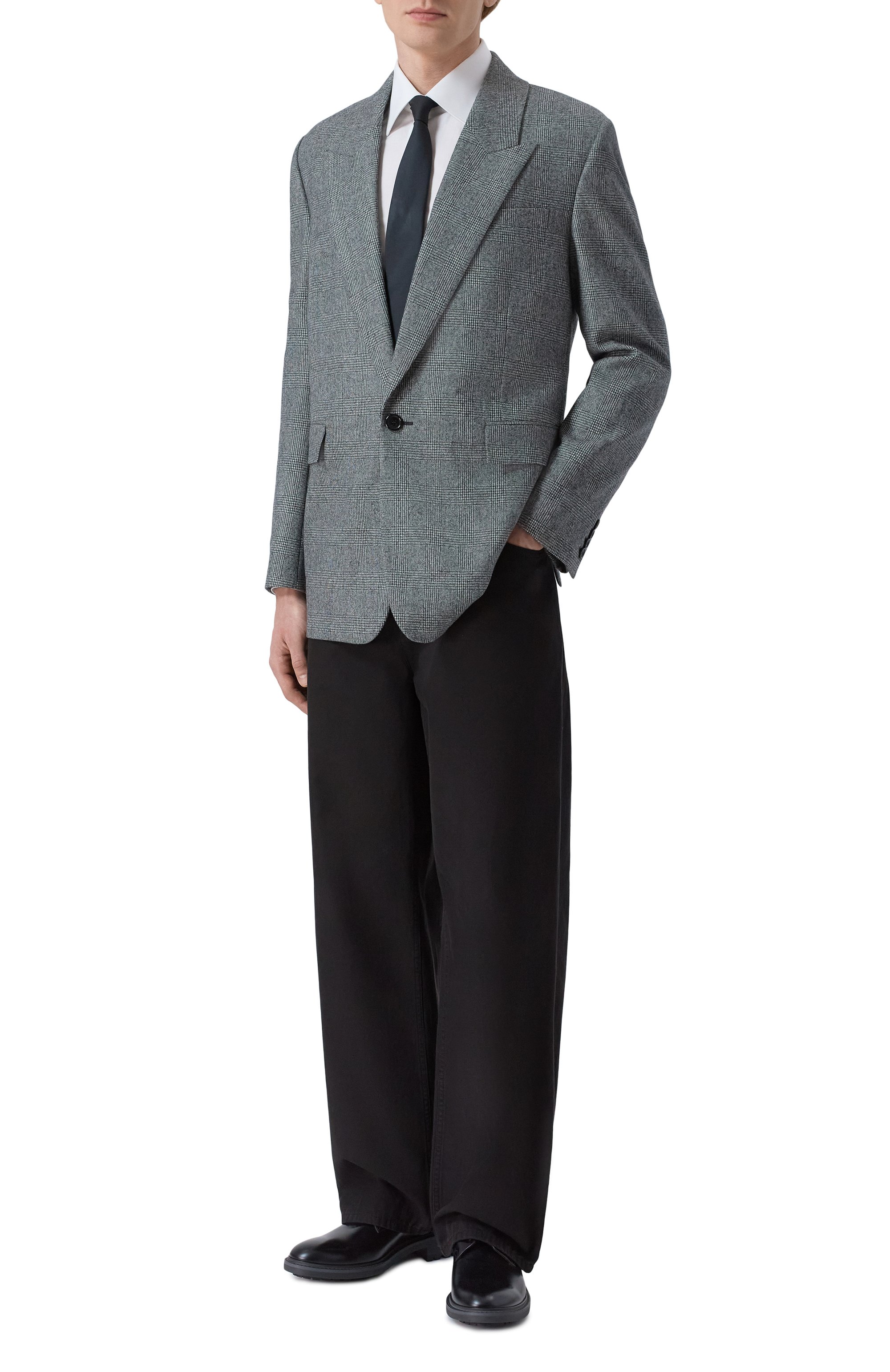 Шерстяной пиджак SAINT LAURENT, арт. 837196/Y5H54, фото 2