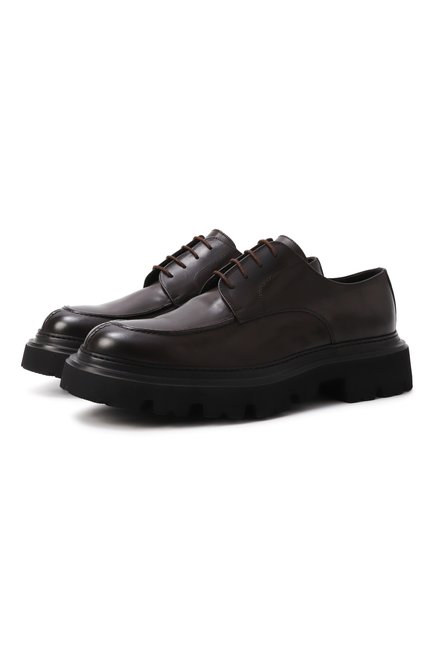 Мужские кожаные дерби CORNELIANI, арт. 26TM72-2620914
