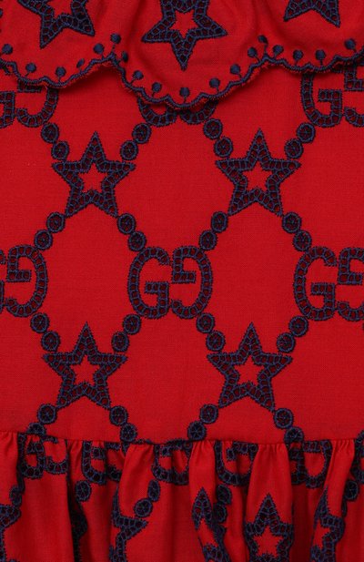 Хлопковое платье GUCCI, арт. 673976/ZAHX3, фото 3