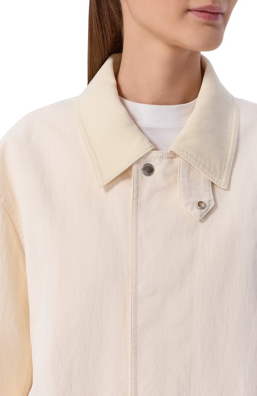 Джинсовая куртка Dunst UDJA6A1010W Кремовый  UDJA6A1010W Фото 5