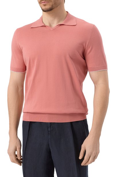 Хлопковое поло BRUNELLO CUCINELLI, арт. M29800145, фото 3