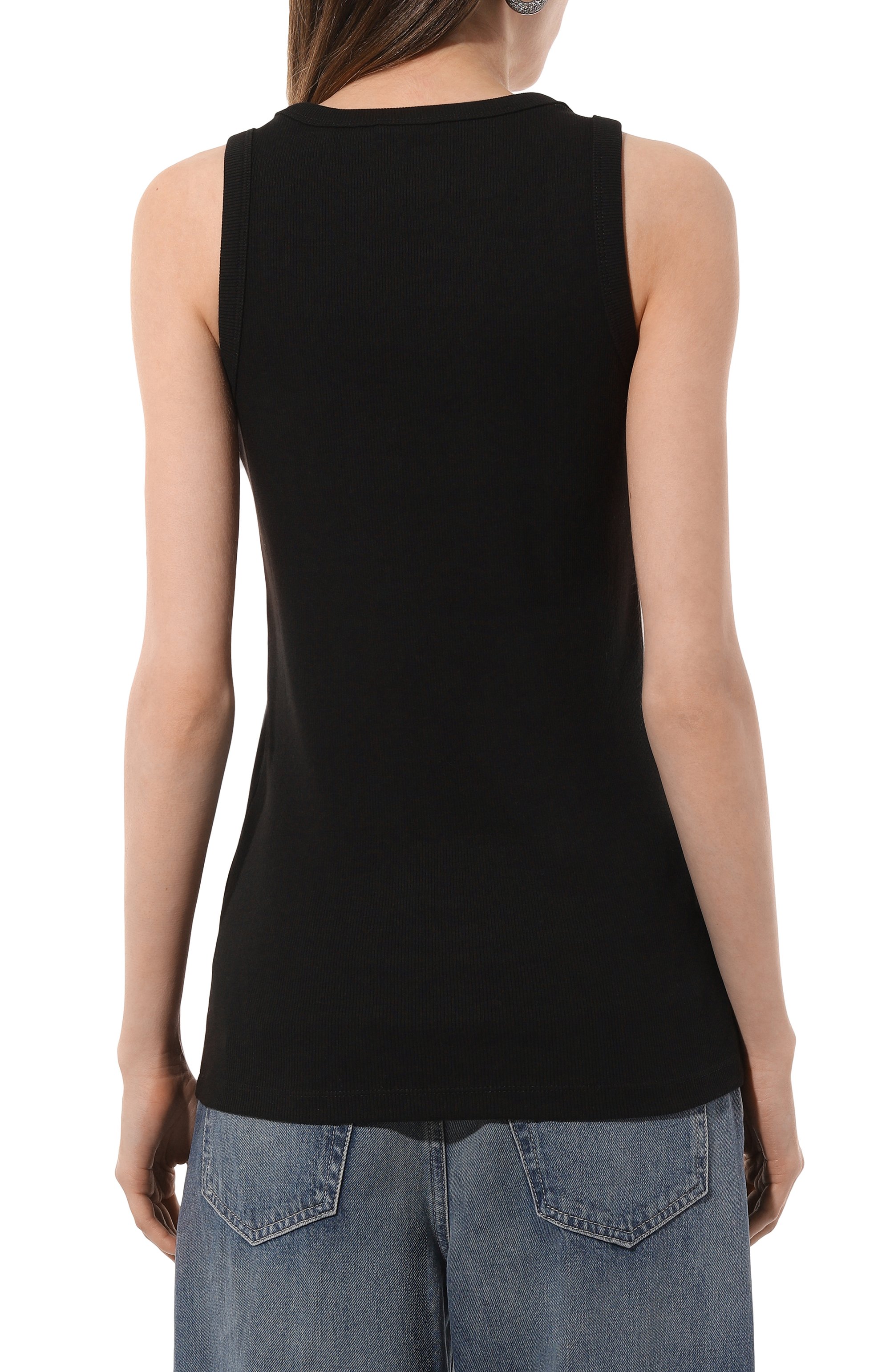 Хлопковая майка BOSS ORANGE, арт. 50527580, фото 4