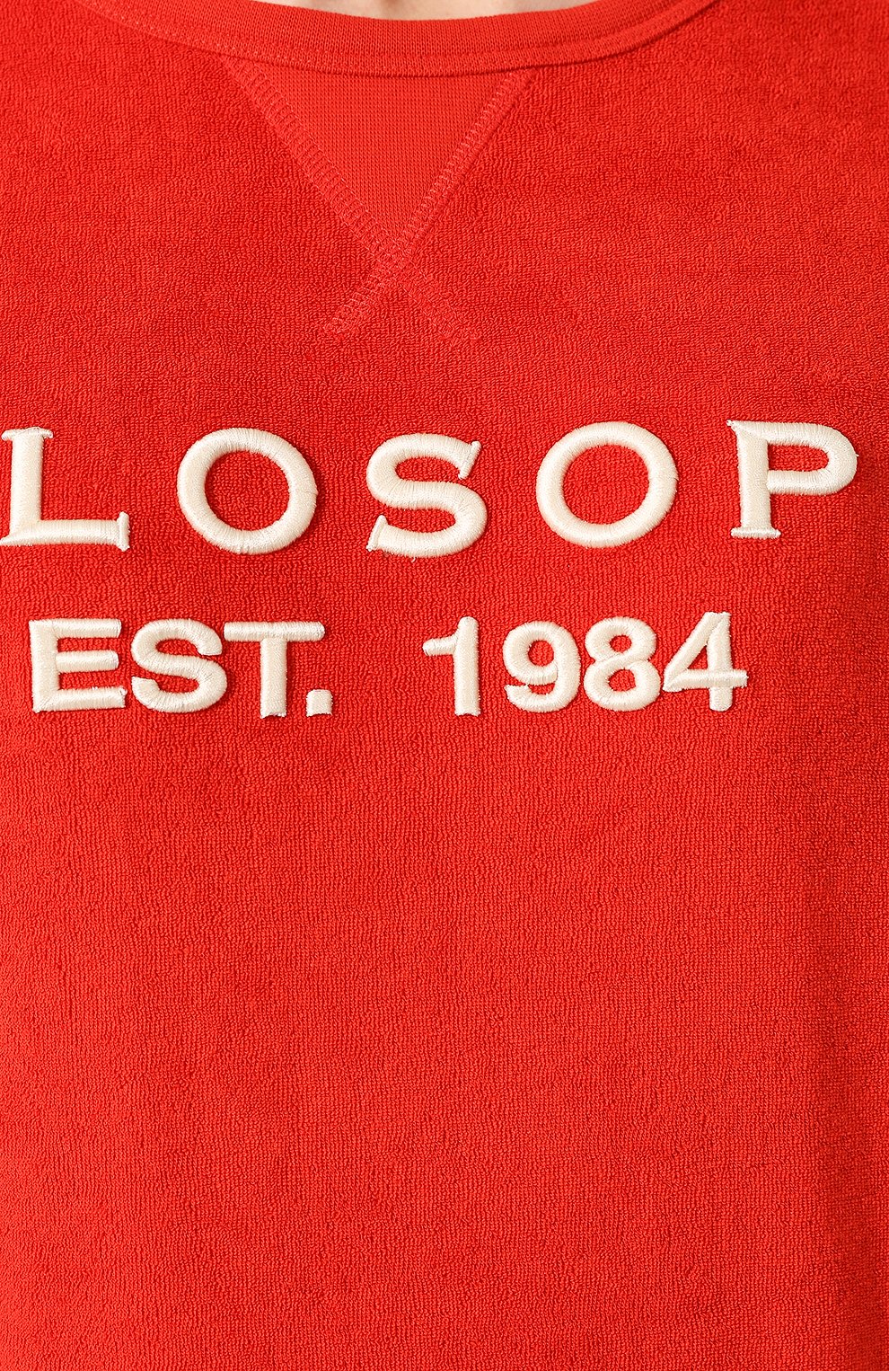 Хлопковый пуловер PHILOSOPHY DI LORENZO SERAFINI красного цвета по цене 28800 руб., арт. A1705/749, фото 5 Хлопковый пуловер PHILOSOPHY DI LORENZO SERAFINI, арт. A1705/749, фото 5