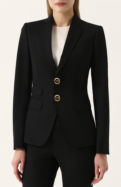 Шерстяной костюм DSQUARED2 черного цвета по цене 135500 руб., арт. S75FT0142/S40320, фото 2 Шерстяной костюм DSQUARED2, арт. S75FT0142/S40320, фото 2