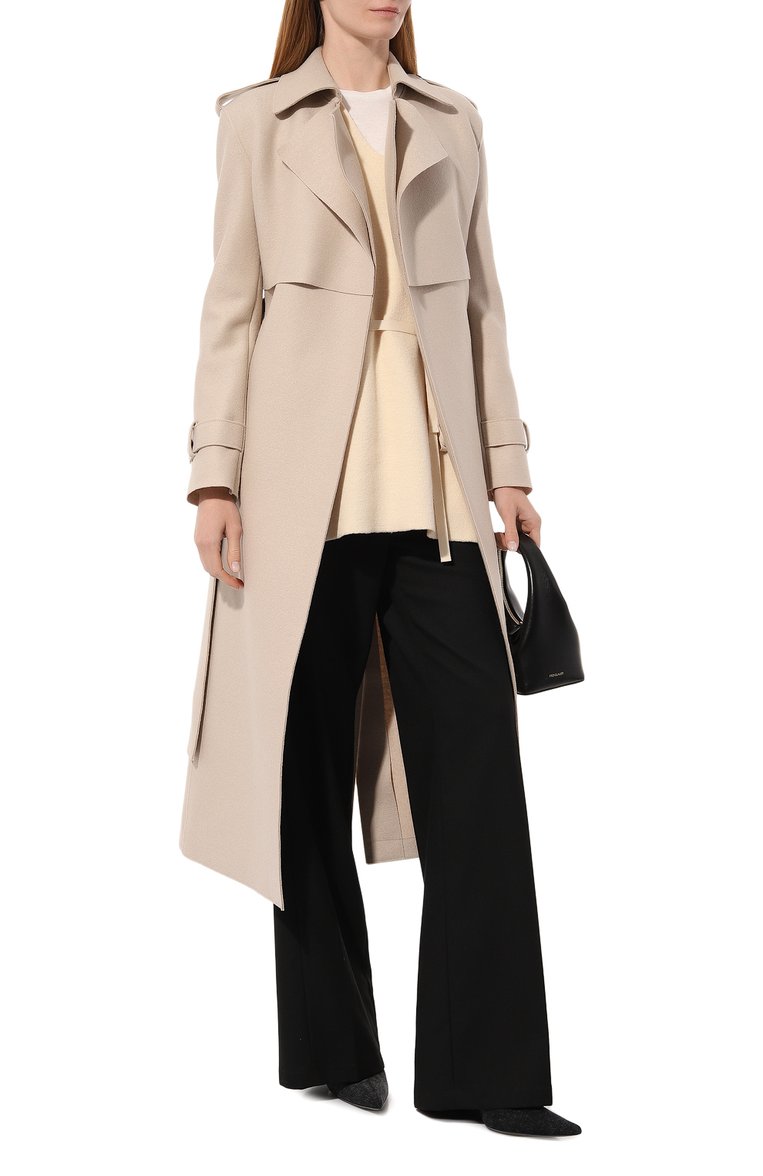 Шерстяное пальто HARRIS WHARF LONDON, арт. A1129MLK, фото 2