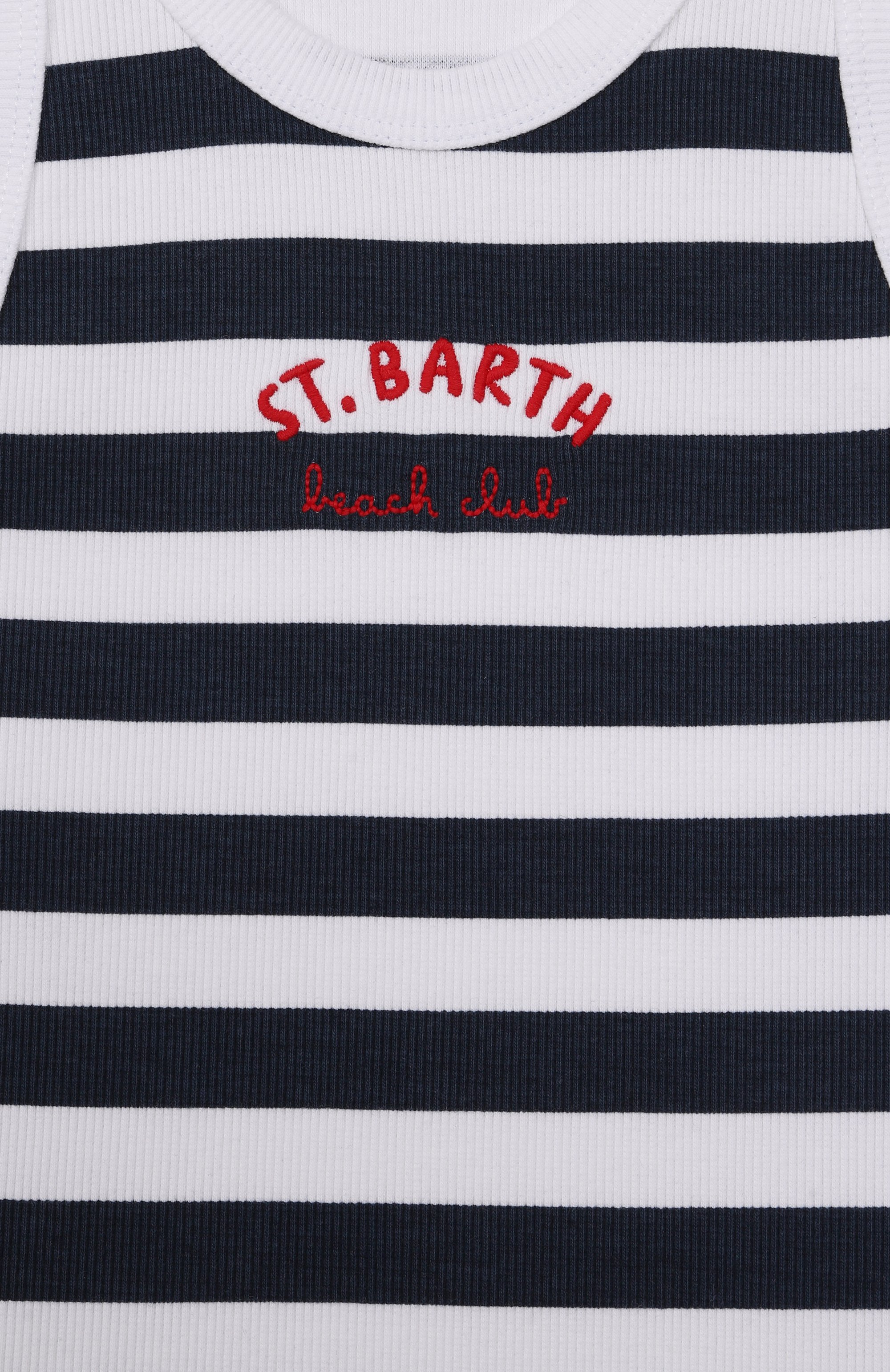 Хлопковая майка MC2 SAINT BARTH, арт. STBK BLUE JR/BLUE002/02188F, фото 3