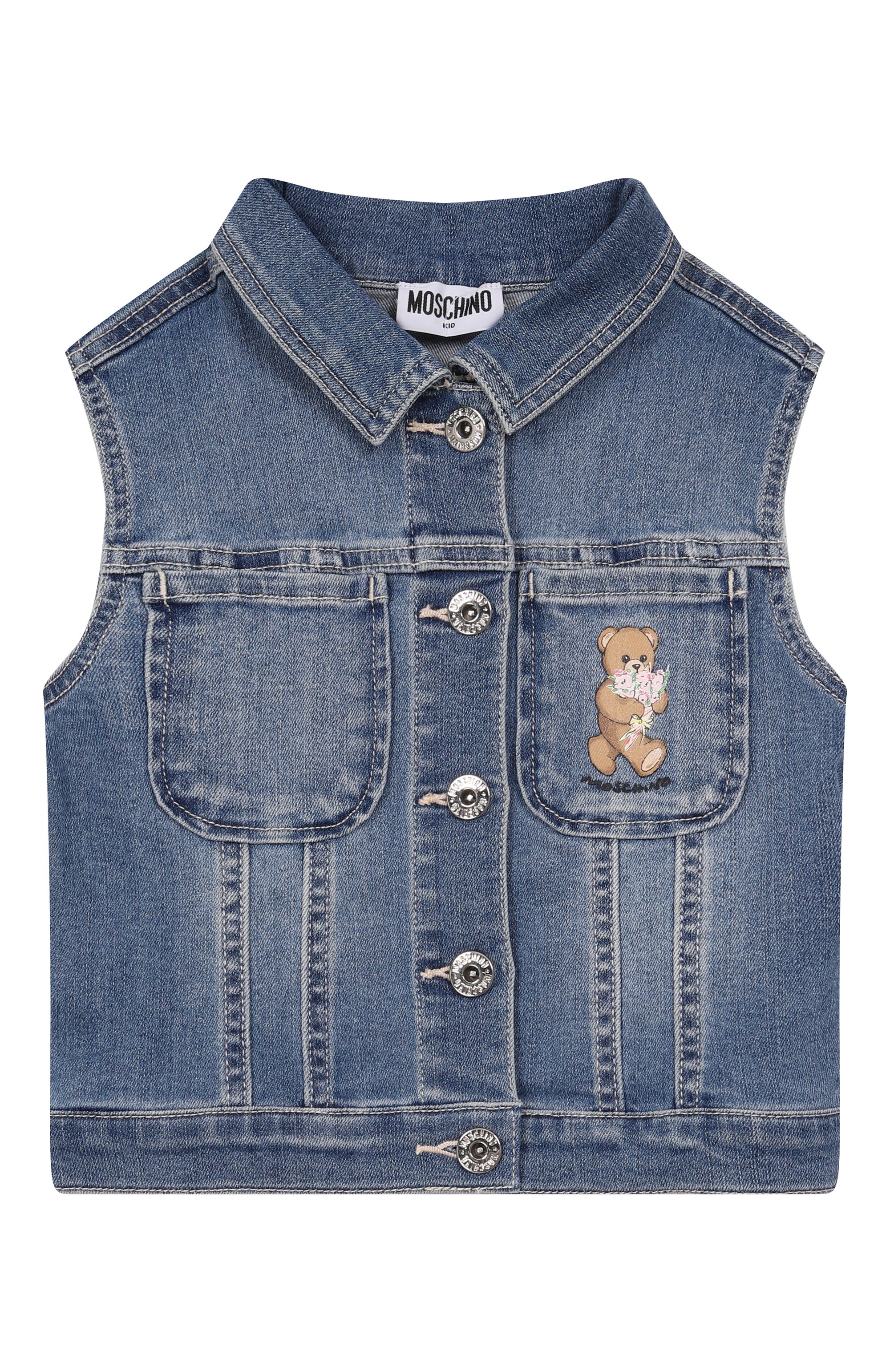 Джинсовый жилет MOSCHINO, арт. HDN002/LXE62, фото 1