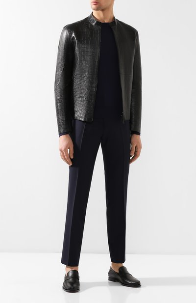 Кожаная куртка EMPORIO ARMANI, арт. 21B21P/21P21, фото 2
