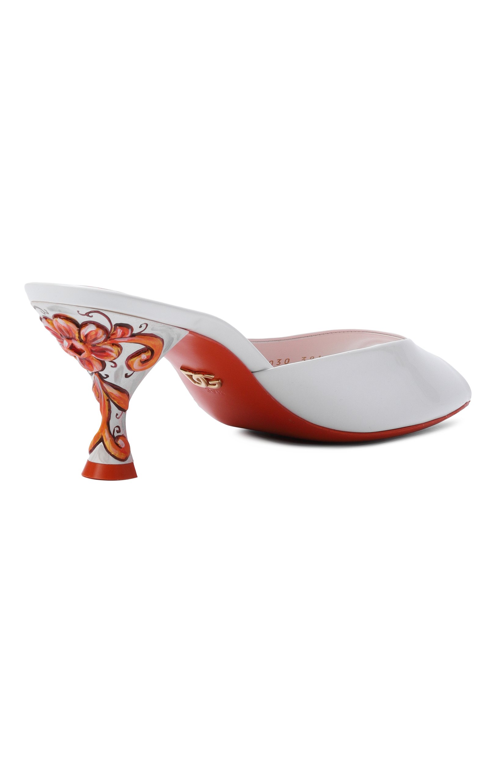 Лакированные мюли keira 60 DOLCE & GABBANA белого цвета по цене 120500 руб., арт. CR2030/A0727, фото 5 Лакированные мюли keira 60 DOLCE & GABBANA, арт. CR2030/A0727, фото 5