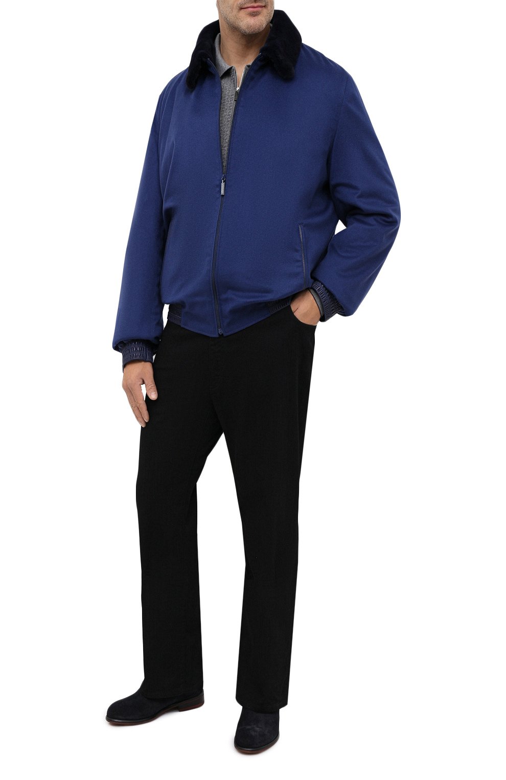 Бомбер с воротником из норки и подкладкой из ласки ZILLI, арт. MAU-HIKE0-30206/2003/60-64, фото 2