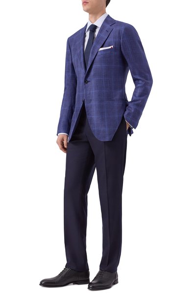 Мужской пиджак из кашемира и шелка KITON, арт. UG81K0640E11