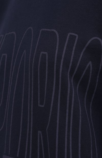 Хлопковое платье EMPORIO ARMANI темно-синего цвета по цене 21600 руб., арт. 164395/0A265, фото 5 Хлопковое платье EMPORIO ARMANI, арт. 164395/0A265, фото 5