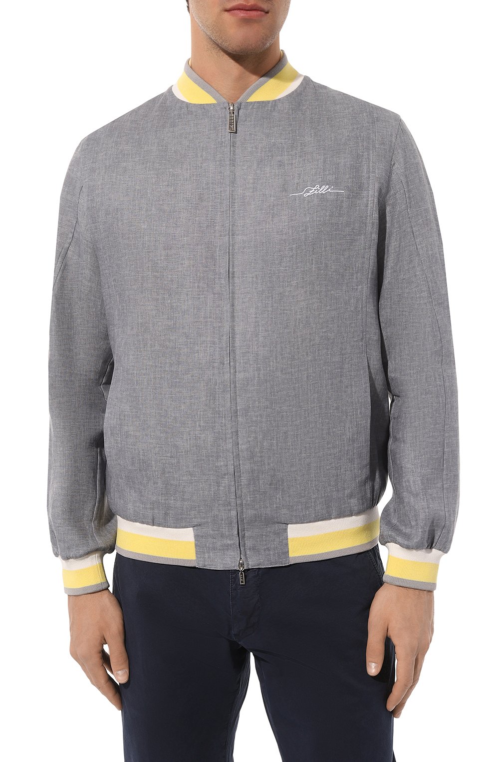 Льняной бомбер ZILLI, арт. B0M01BM0800VZL0T1, фото 3