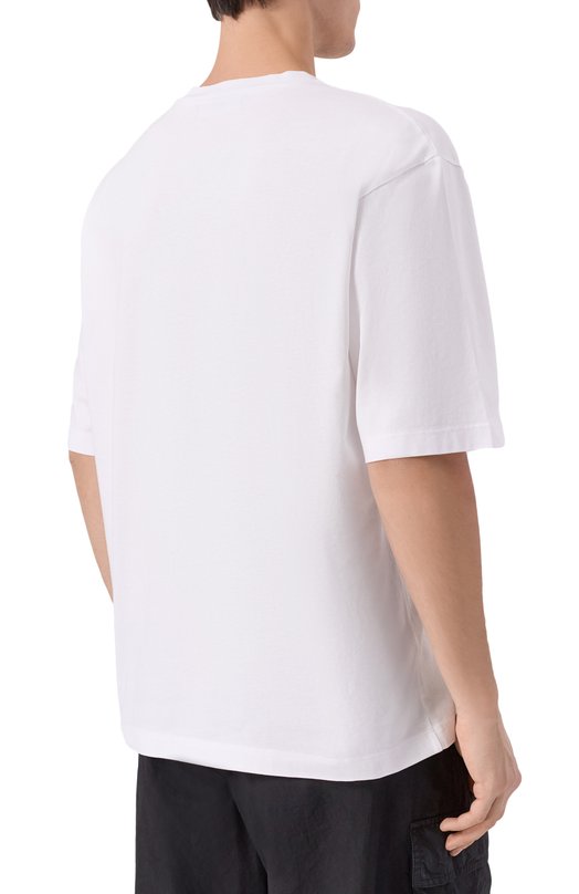 Хлопковая футболка Dsquared2 S71GD1610/D20020 Белый  S71GD1610/D20020 Фото 4