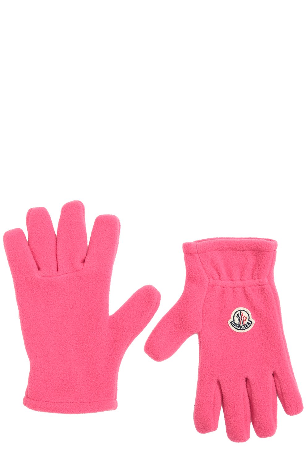 Флисовые перчатки с логотипом бренда MONCLER ENFANT, арт. B2-954-00567-05-80380, фото 2