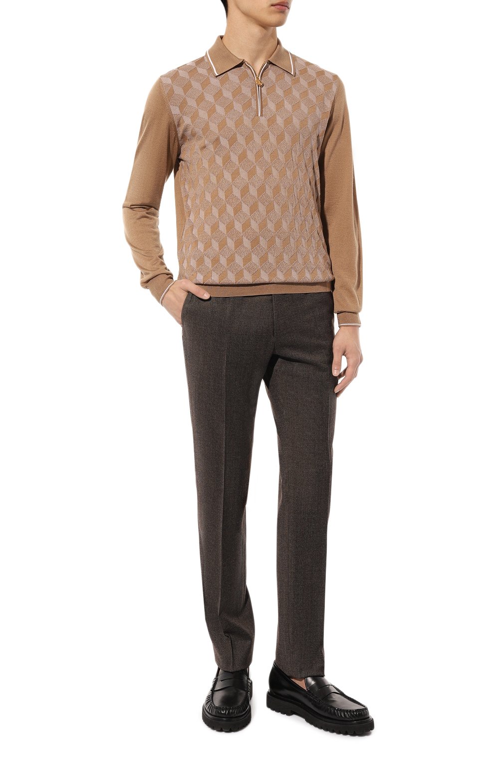 Поло из шерсти и шелка STEFANO RICCI, арт. KE08001P30/E23371, фото 2