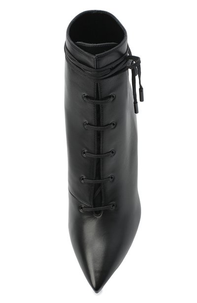 Кожаные ботильоны romy SAINT LAURENT, арт. 632642/1N800, фото 5