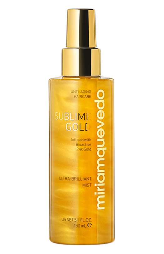 фото Золотой мист для ультраблеска и сияния волос sublime gold (150ml) miriamquevedo