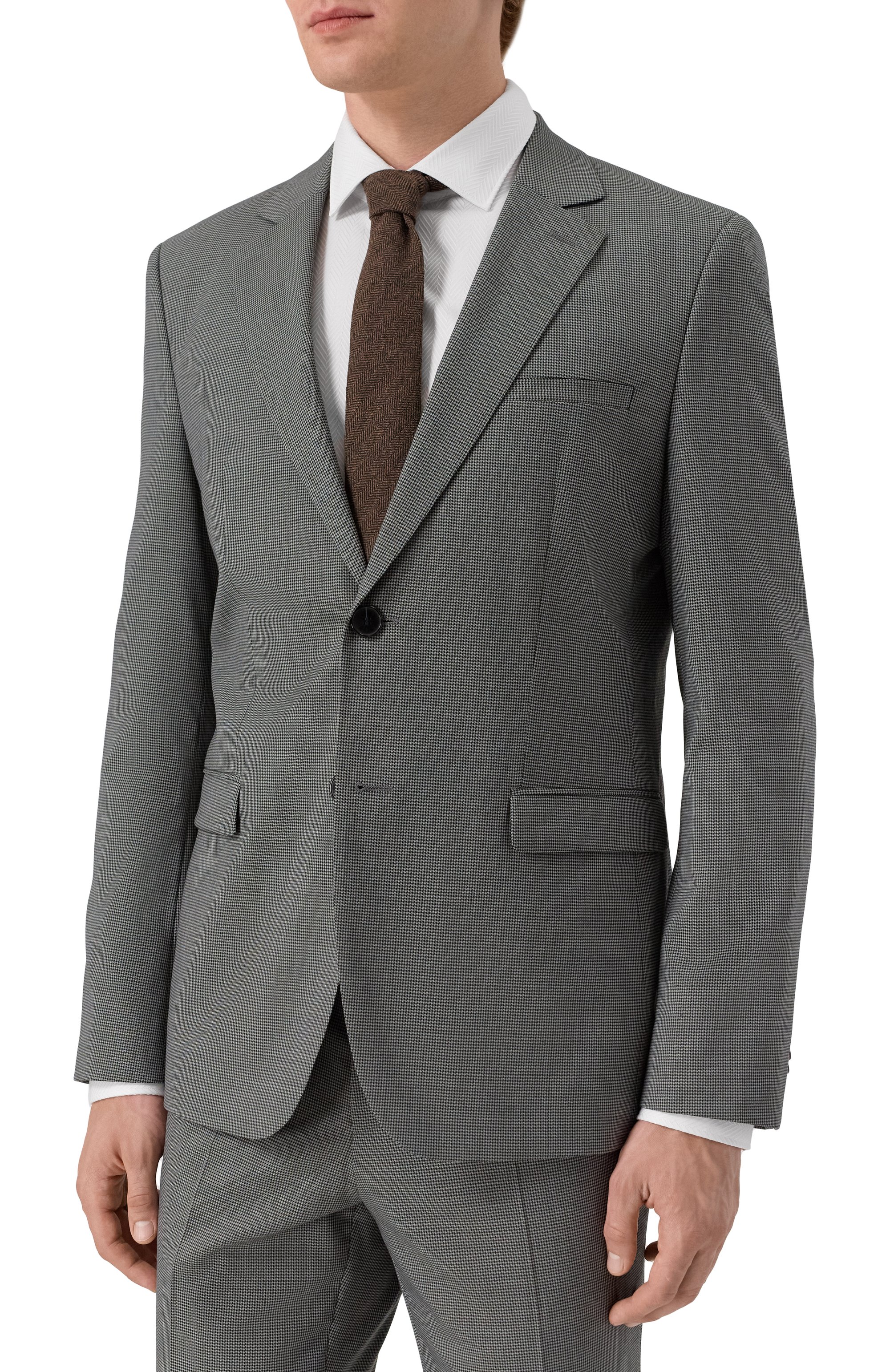 Костюм HUGO серого цвета по цене 69950 руб., арт. 50544684, фото 3 Костюм HUGO, арт. 50544684, фото 3