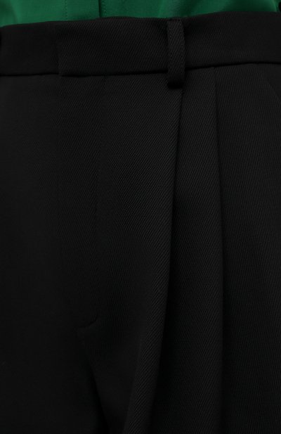 Шерстяные шорты SAINT LAURENT черного цвета по цене 79100 руб., арт. 663805/Y7C25, фото 5 Шерстяные шорты SAINT LAURENT, арт. 663805/Y7C25, фото 5